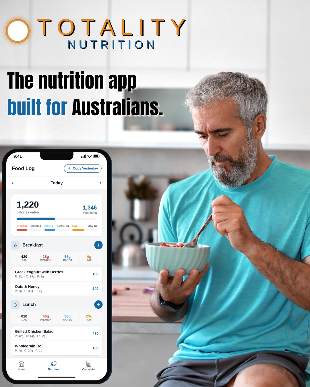 Totality Nutrition: the nutrition app built for Australians