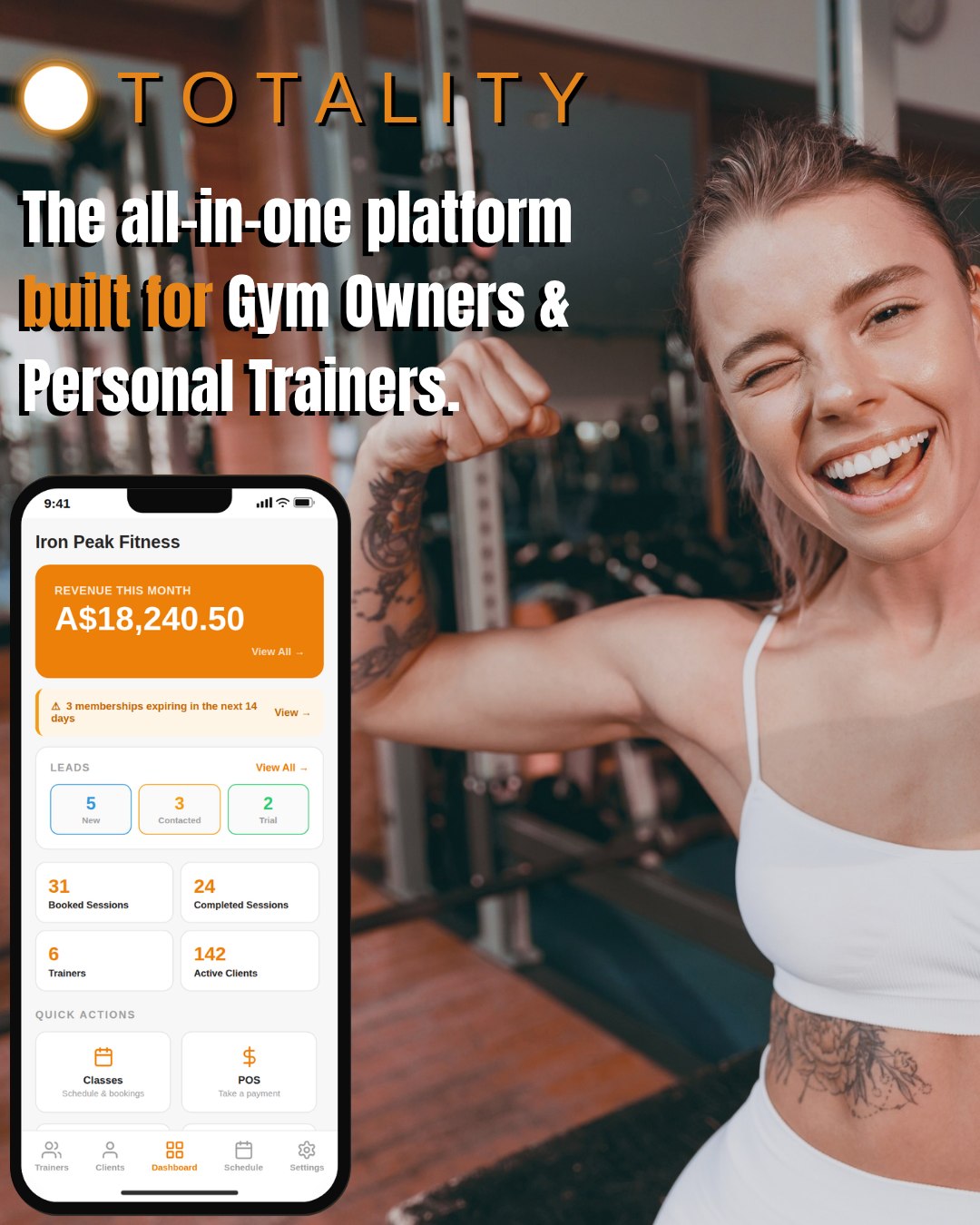 Totality: the all-in-one platform for gyms and coaching businesses